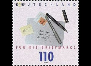 D,Bund Mi.Nr. 2148 Für die Briefmarke, Marke 2073, Zettel u.a. (110)