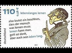D,Bund Mi.Nr. 2209 Lehrer Lämpel v. Wilhelm Busch (110Pf/0,56€)
