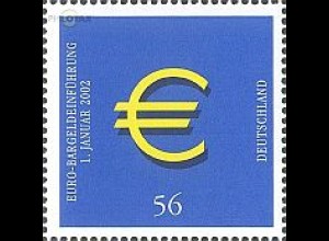 D,Bund Mi.Nr. 2234 Einführung der Euro-Münzen (56)