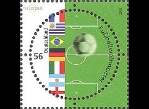 D,Bund Mi.Nr. 2258 Fußballweltmeister, Flaggen der WM-Länder (56)