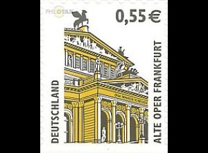 D,Bund Mi.Nr. 2304BD SWK, Alte Oper Frankfurt, selbstkl., unten geschnitten (55)