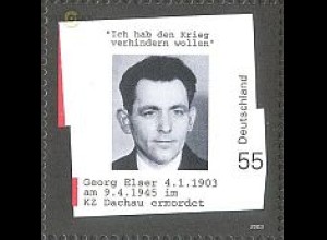 D,Bund Mi.Nr. 2310 Georg Elser, Widerstandskämpfer (55)
