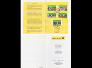 D,Bund Mi.Nr. 2324-28 Fußball-Weltmeisterschaft 2006 in Deutschland (5 Werte)