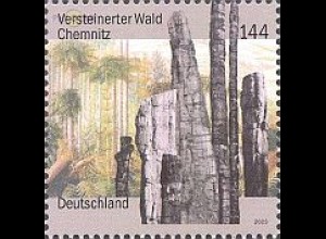 D,Bund Mi.Nr. 2358 Versteinerter Wald, Chemnitz (144)