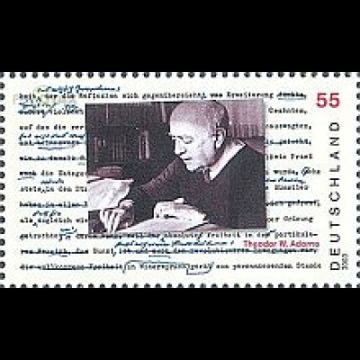 D,Bund Mi.Nr. 2361 Theodor W. Adorno (55)
