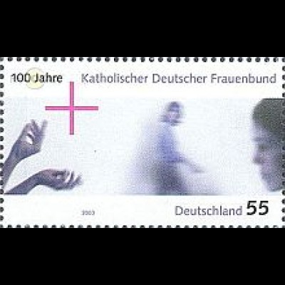 D,Bund Mi.Nr. 2372 100 J. Katholischer dt. Frauenbund (55)