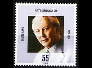 D,Bund Mi.Nr. 2396 100. Geburtstag von Kurt Georg Kiesinger (55)