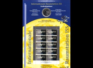 D,Bund, Internationale Raumstation ISS (Numisblatt 5/2004)