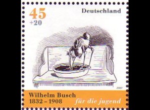 D,Bund Mi.Nr. 2606 Wilh. Busch, Hans Huckebein (45+20)