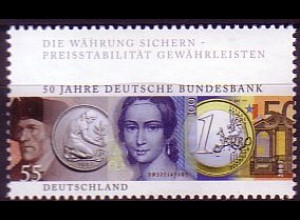D,Bund Mi.Nr. 2618 Deutsche Bundesbank, Banknoten + Münzen (55)