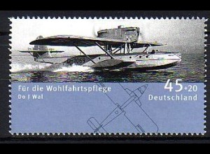 D,Bund Mi.Nr. 2670 Wohlfahrt, Flugboot Dornier Wal (45+20)
