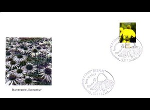 D,Bund Mi.Nr. 2715 Freim. Blumen, Sonnenhut, skl. (65)