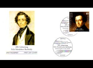 D,Bund Mi.Nr. 2720 Felix Mendelssohn Bartholdy, Komponist (65)