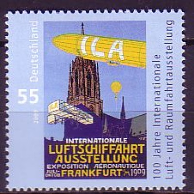 D,Bund Mi.Nr. 2740 100 Jahre Int. Luft- und Raumfahrtausstellung, Plakat (55)