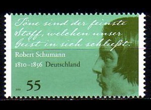 D,Bund Mi.Nr. 2797 200. Geb. Robert Schumann (55)