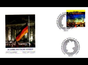 D,Bund Mi.Nr. 2821 20 Jahre Deutsche Einheit, Reichstag Berlin (55)