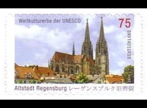 D,Bund Mi.Nr. 2850 a.Fol. UNESCO-Welterbe, Dom St. Peter Regensburg, skl. (75)