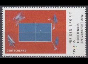 D,Bund Mi.Nr. 2926 Sporthilfe, Tischtennis-WM, Dortmund (145+55)