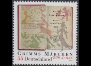 D,Bund Mi.Nr. 2938 Grimms Märchen, Innentitel der Originalausgabe (55)