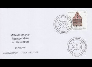 D,Bund Mi.Nr. 2970 Mitteldeutscher Fachwerkbau Dinkelsbühl (58)