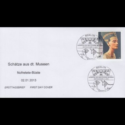 D,Bund Mi.Nr. 2975 Schätze aus dt. Museen, Nofretete (58)