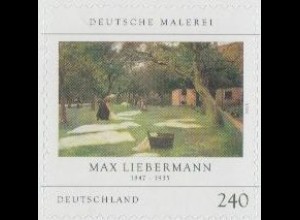 D,Bund Mi.Nr. 2979 aus Folienblatt, Rasenbleiche v.Liebermann, skl. (240)