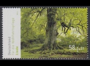 D,Bund Mi.Nr. 2980 Wohlfahrt, Blühende Bäume, Linde (58+27)