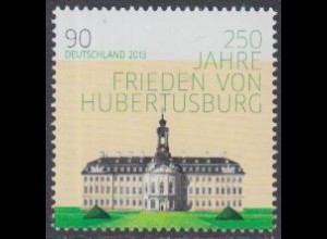 D,Bund Mi.Nr. 2985 Bog. Frieden von Hubertusburg, Schloss (90 Bogenmarke)