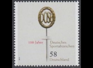 D,Bund Mi.Nr. 2999 100Jahre Dt.Sportabzeichen (58)