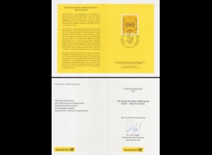 D,Bund Mi.Nr. 3036 Heinrich Hertz, Strahlen elektrischer Kraft (58)
