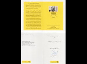 D,Bund Mi.Nr. 3037 100.Geburtstag Willy Brandt (58)
