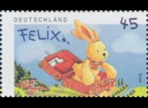 D,Bund Mi.Nr. 3140 Felix der Hase, Felix auf Reisen (45)