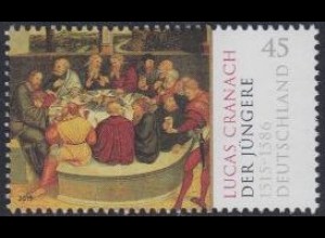 D,Bund Mi.Nr. 3181 500.Geb.Lucas Cranach, Das letzte Abendmahl (45)