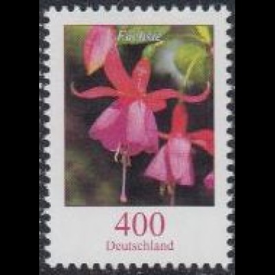D,Bund Mi.Nr. 3190 m.Nr. Freim. Blumen, Fuchsie (400)