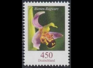 D,Bund Mi.Nr. 3191 m.Nr. Freim. Blumen, Ragwurz (450)