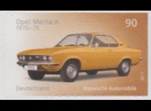 D,Bund MiNr. 3302 a.Fol. Opel Manta A, skl. a.Folienbogen (90)