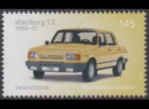 D,Bund MiNr. 3368 Klassische Automobile, Wartburg 1,3 (145)