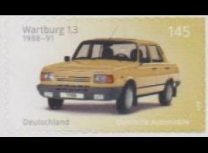 D,Bund MiNr. 3378 Klassische Automobile, Wartburg 1,3, skl (145)