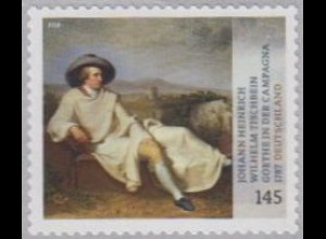 D,Bund MiNr. 3397 Schätze a.d.Museen,Gemälde Goethe i.Campagna v.Tischbein, skl (145)