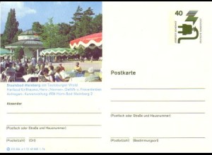 D,Bund Mi.Nr. P 120 Bildpostkarte Unfallverhütung, Bad Meinberg (WSt.MiNr.699)