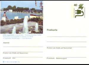 D,Bund Mi.Nr. P 120 Bildpostkarte Unfallverhütung, Jugenheim (WSt.MiNr.699)