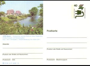 D,Bund Mi.Nr. P 120 Bildpostkarte Unfallverhütung, Moers (WSt.MiNr.699)