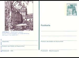 D,Bund Mi.Nr. P 125 Bildpostkarte Burg Eltz, Moers (WSt.MiNr.915)