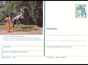 D,Bund Mi.Nr. P 125 Bildpostkarte Burg Eltz, Bodenwerder (WSt.MiNr.915)