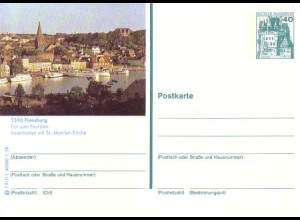 D,Bund Mi.Nr. P 125 Bildpostkarte Burg Eltz, Flensburg (WSt.MiNr.915)