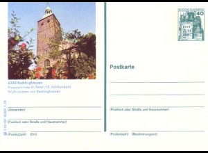 D,Bund Mi.Nr. P 125 Bildpostkarte Burg Eltz, Recklinghausen (WSt.MiNr.915)