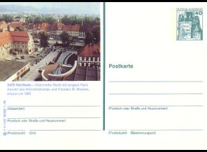 D,Bund Mi.Nr. P 125 Bildpostkarte Burg Eltz, Northeim (WSt.MiNr.915)
