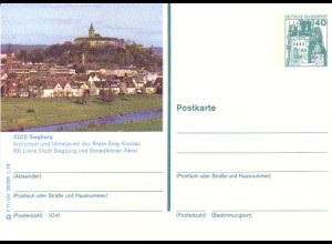 D,Bund Mi.Nr. P 125 Bildpostkarte Burg Eltz, Siegburg (WSt.MiNr.915)