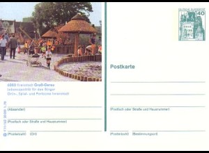 D,Bund Mi.Nr. P 125 Bildpostkarte Burg Eltz, Groß-Gerau (WSt.MiNr.915)