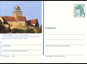 D,Bund Mi.Nr. P 125 Bildpostkarte Burg Eltz, Breuberg (WSt.MiNr.915)